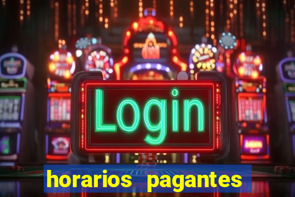 horarios pagantes do coelho